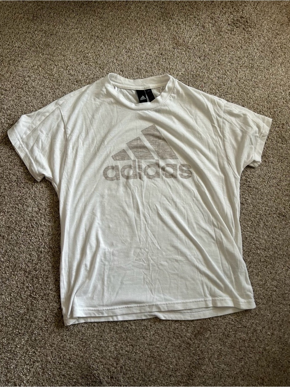 Adidas Women’s White Logo T-Shirt